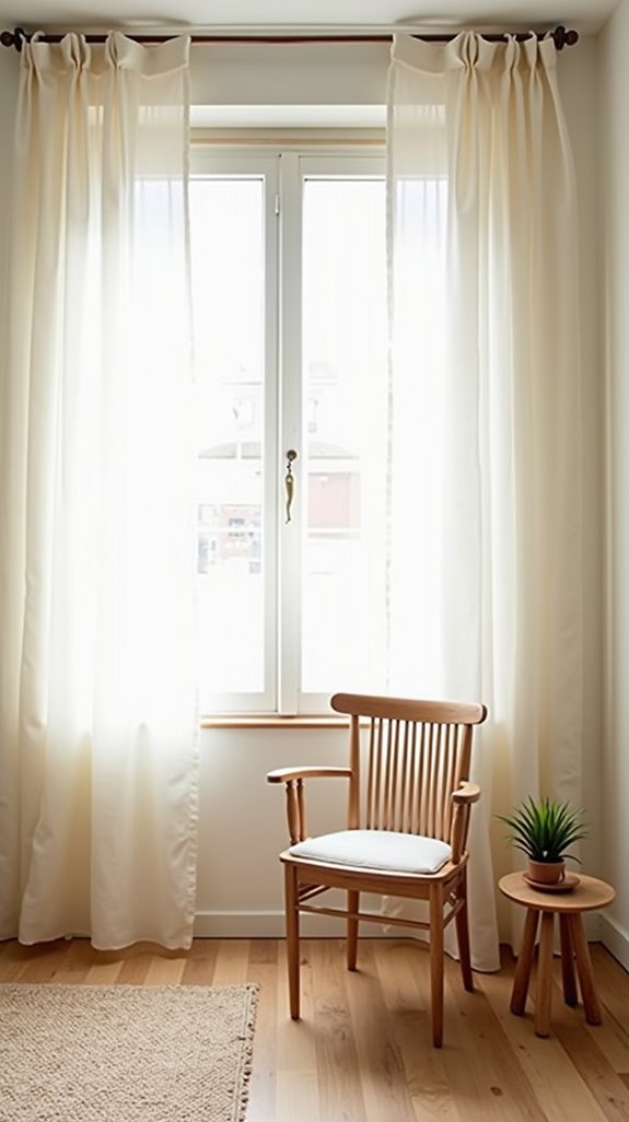 simple tranquil window treatments