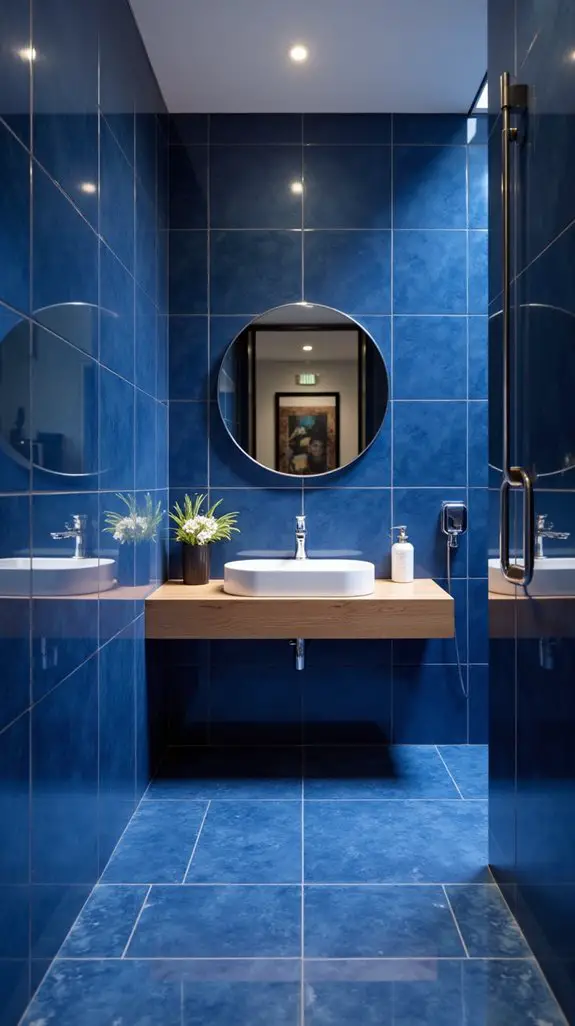 sleek floating vanity design