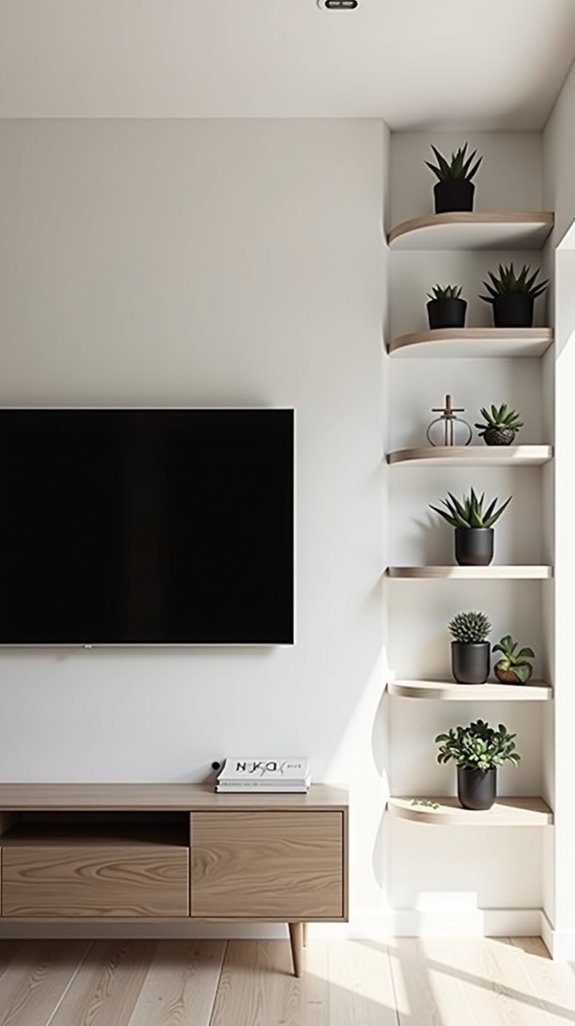 sleek storage stylish sanctuary