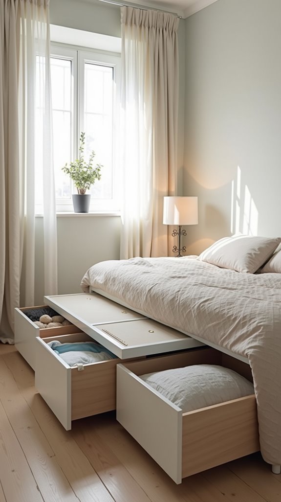 smart under bed storage solution