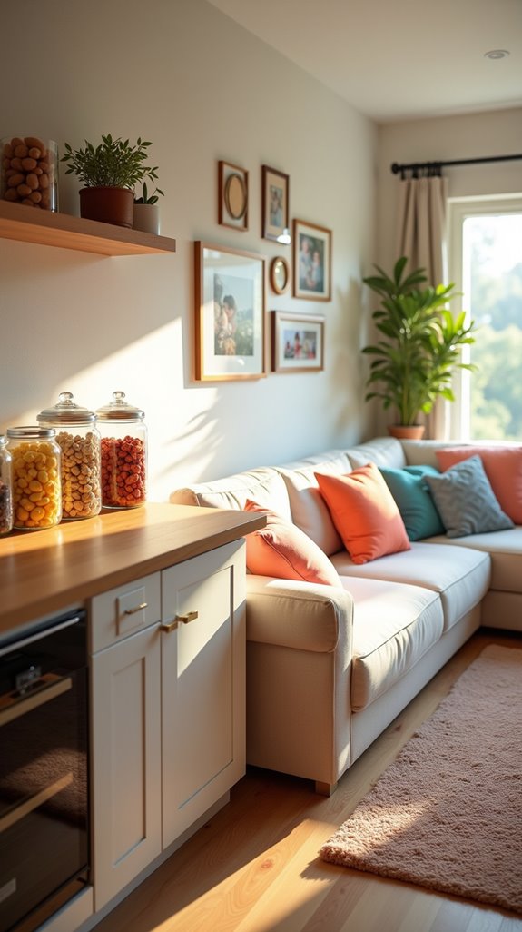 snack bar station setup