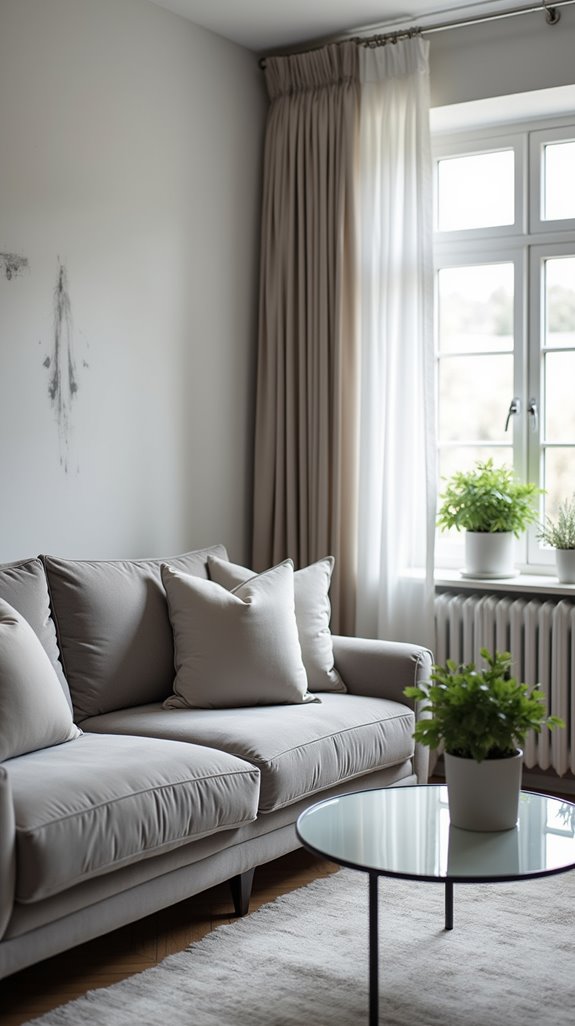 soft inviting grey decor