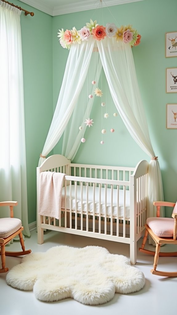 soft pastel nursery design
