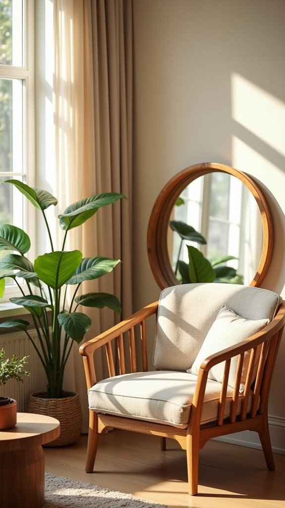 softness through round mirrors