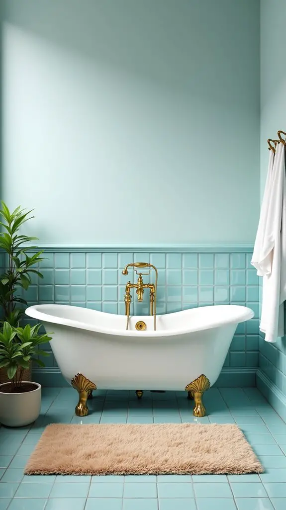 soothing pastel blue oasis