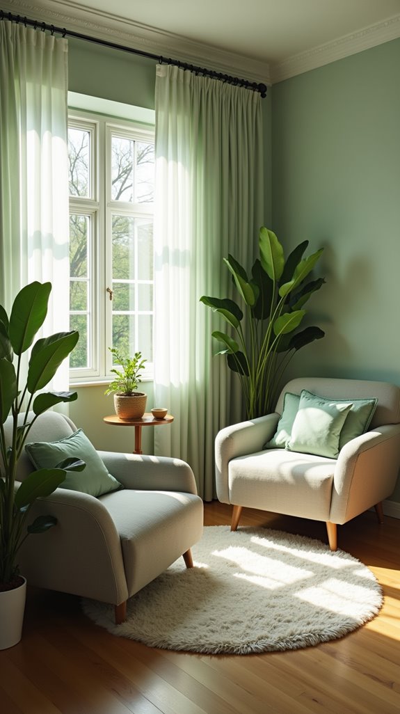soothing sage green sanctuary