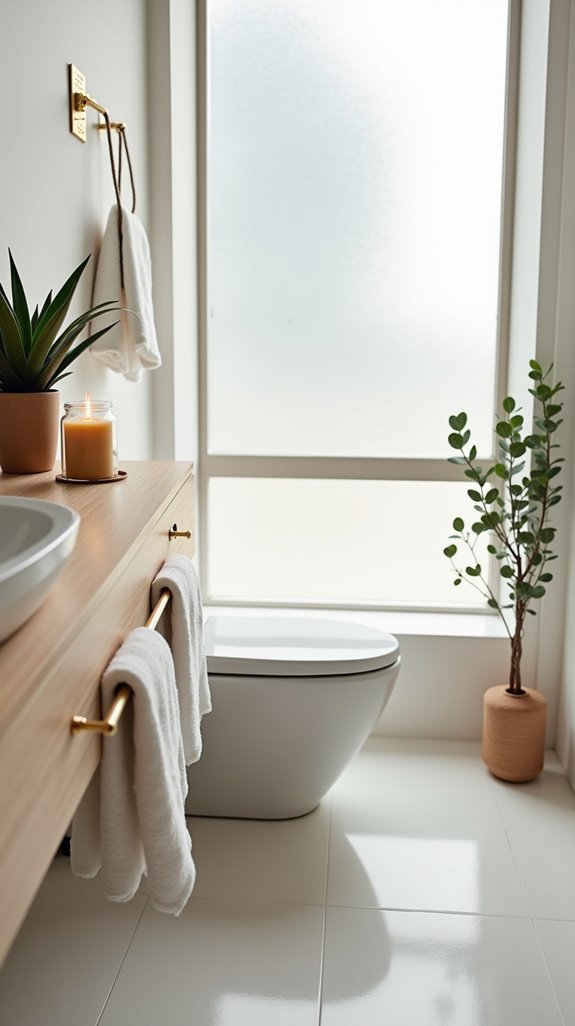 spa like relaxing toilet room