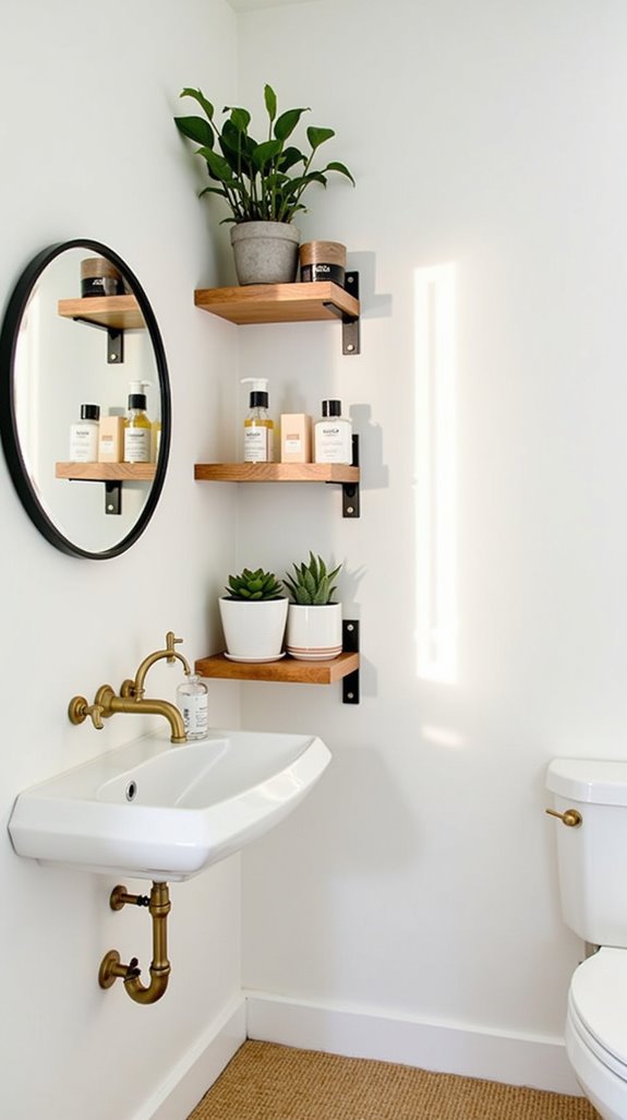 space saving shelving installation