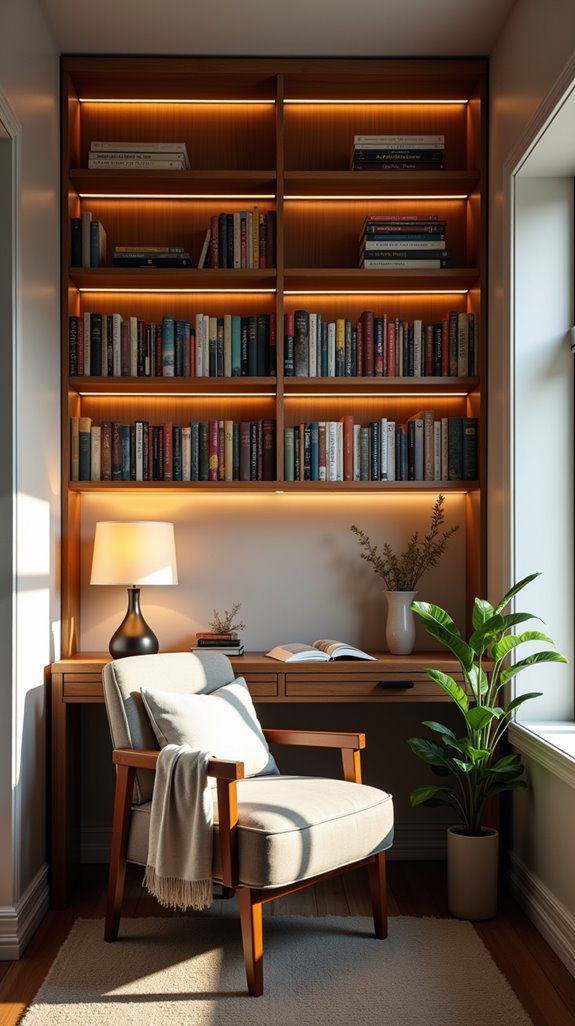 space saving wall mounted desk