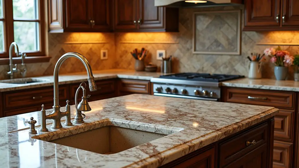stone sink kitchen designs