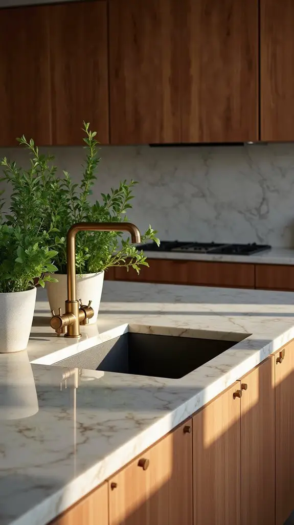 stone sink material combinations