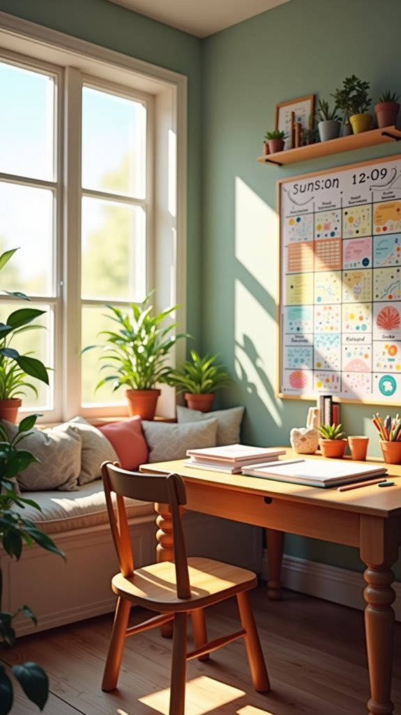 structured daily learning schedule