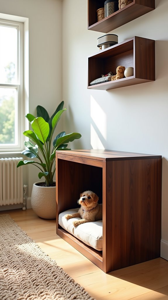 stylish and cozy dog crates