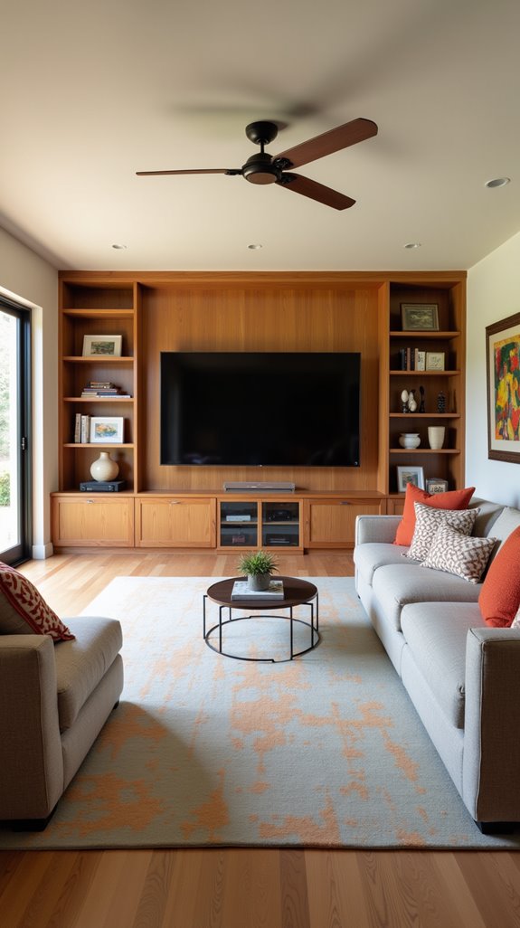 stylish functional entertainment center