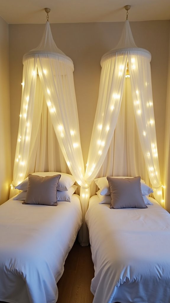 stylish privacy canopy beds