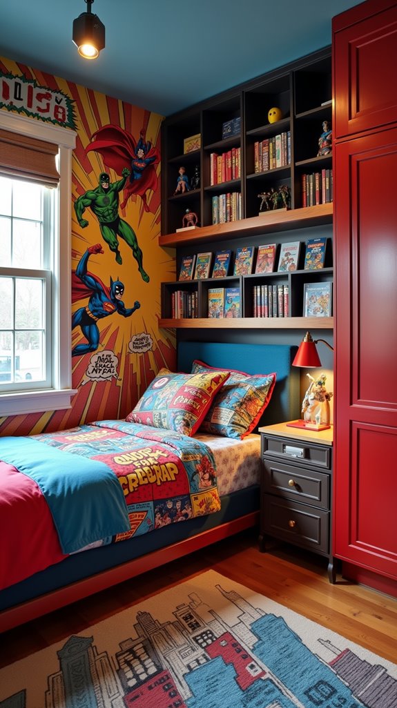 superhero themed room transformation