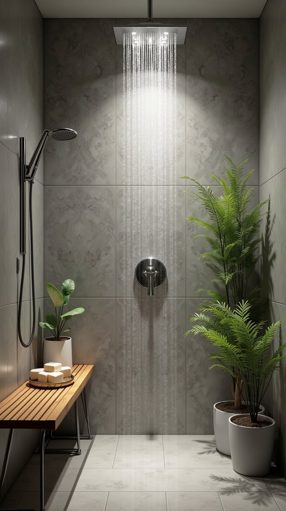 temperature controlled shower experience