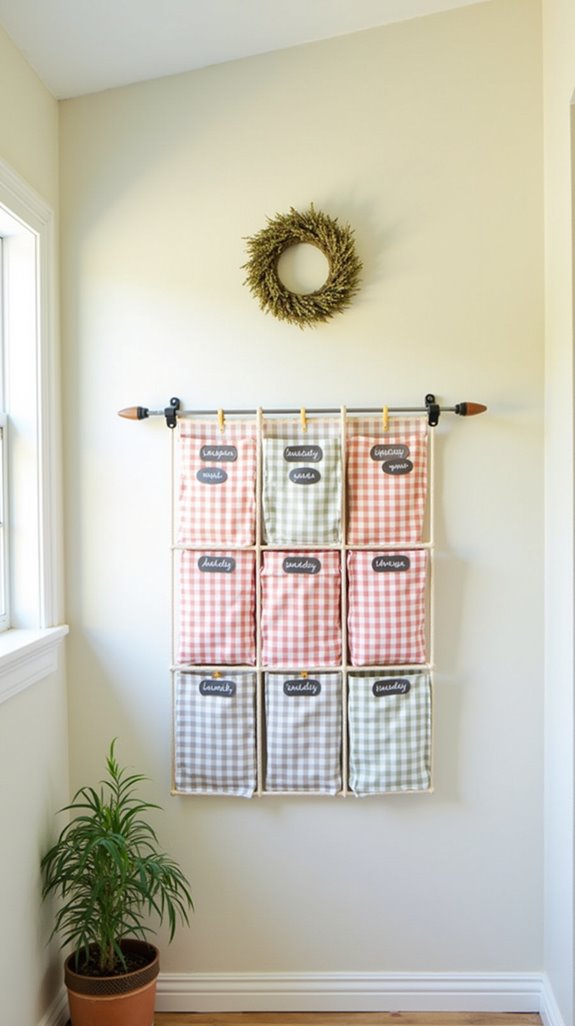 tension rod for organization