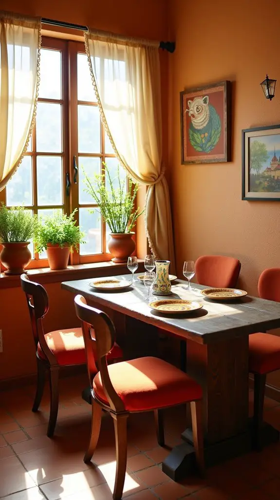 terracotta dining nook essentials