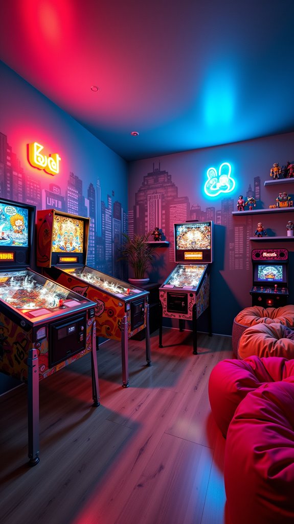 themed game room decor
