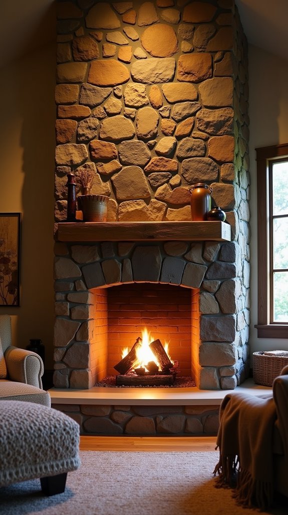 timeless rustic stone warmth