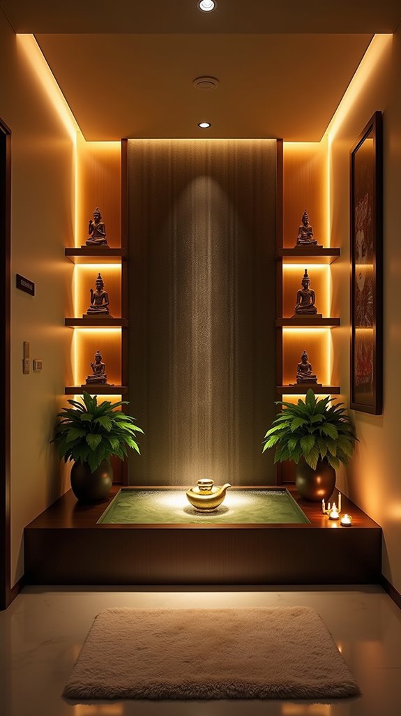 tranquil indoor water features