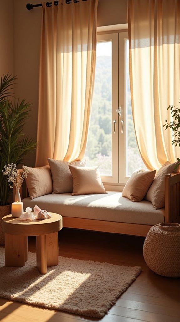 tranquil meditation space design