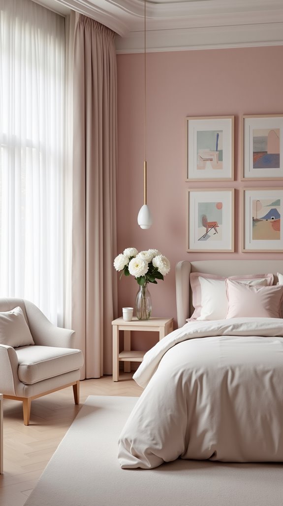 tranquil pastel bedroom retreat
