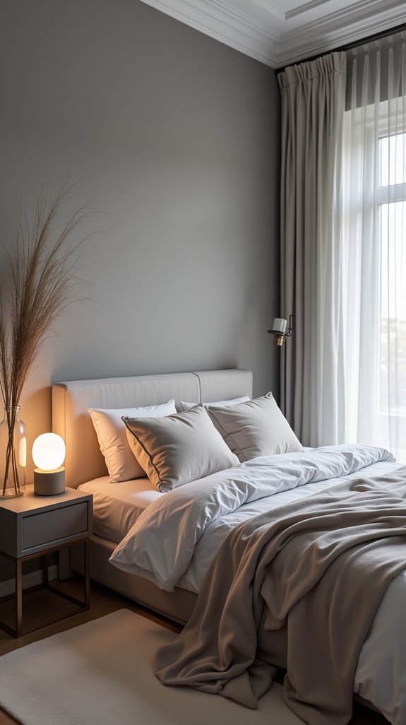 tranquil soft grey sanctuary