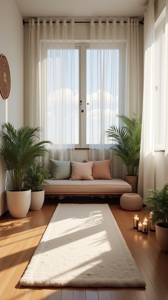 tranquil yoga meditation sanctuary