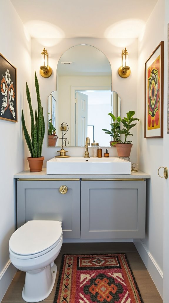 transform toilet with decor