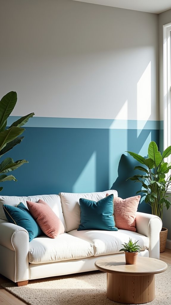 transform walls with contrast