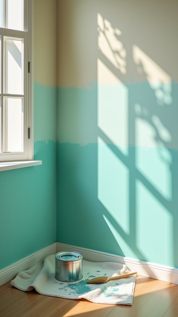 transform walls with sponges