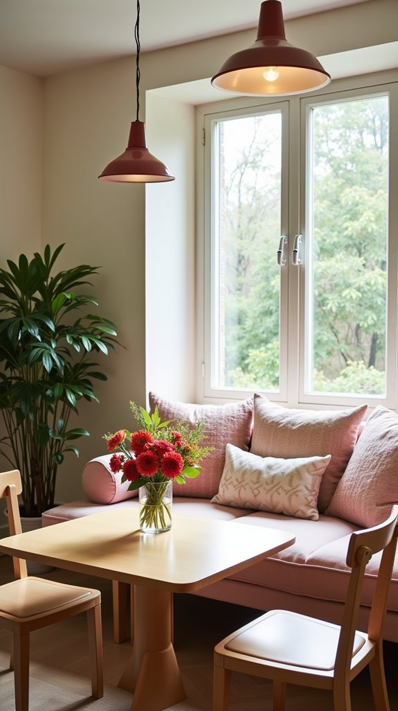 trendy breakfast nook design