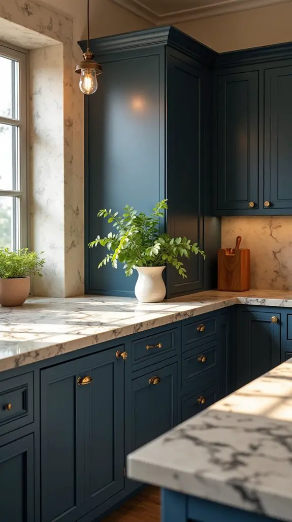 two toned kitchen elegance