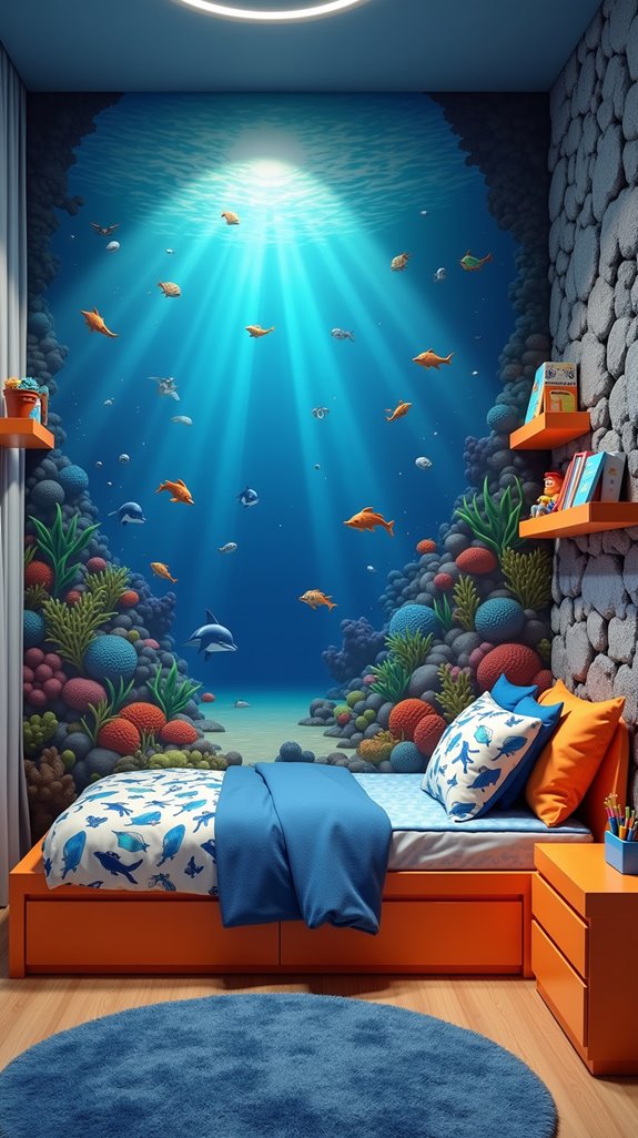 underwater exploration adventure theme