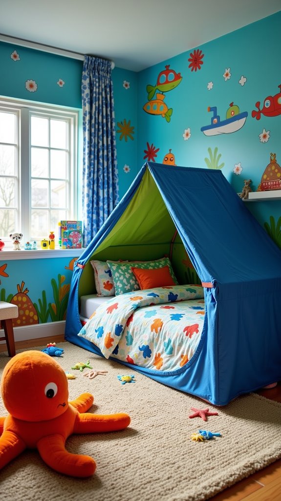 underwater themed bedroom design