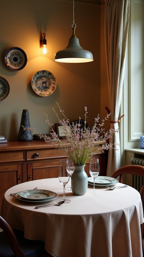 unique decor for dining