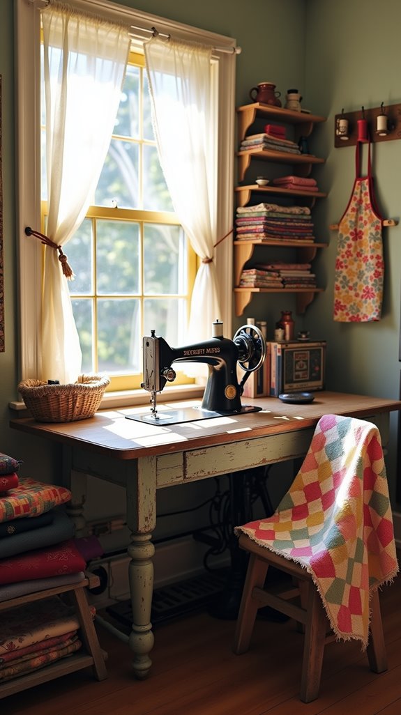 upcycled furniture adds charm