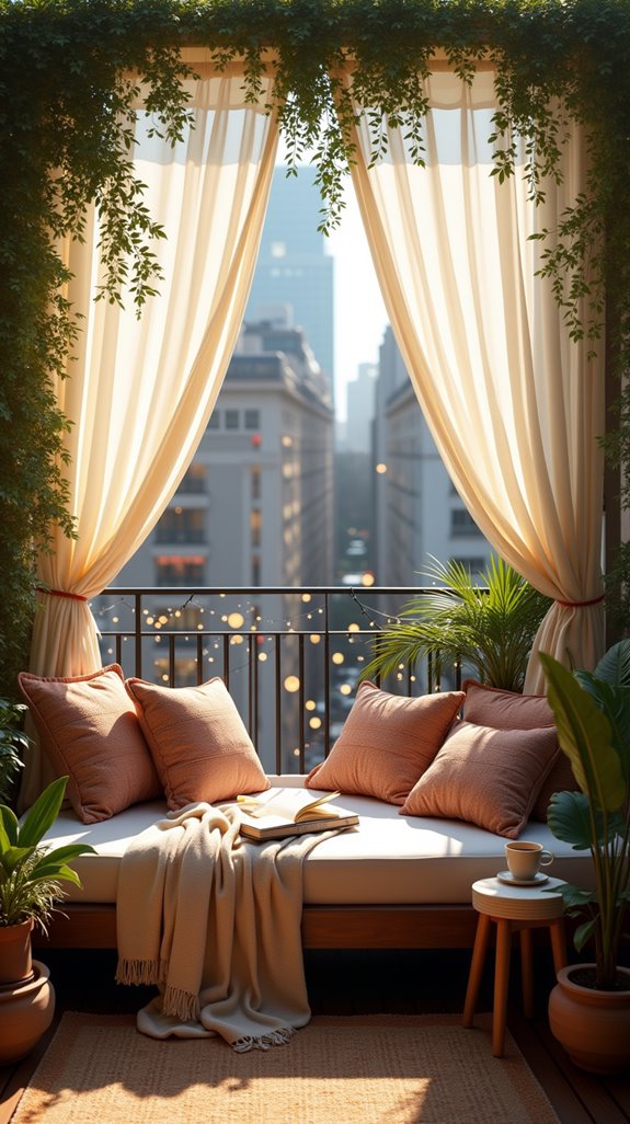 urban balcony relaxation retreat