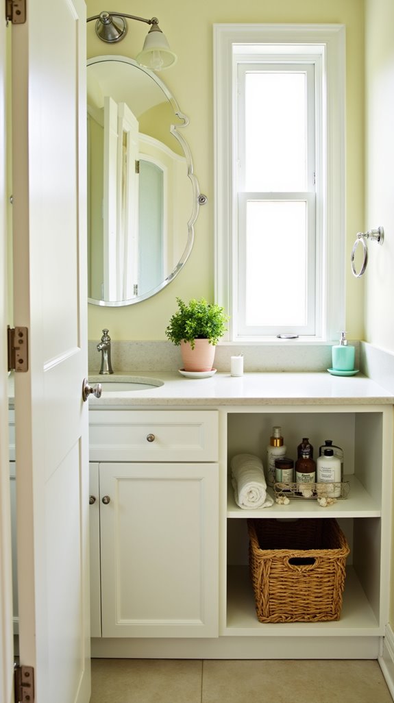 utilize under sink storage solutions