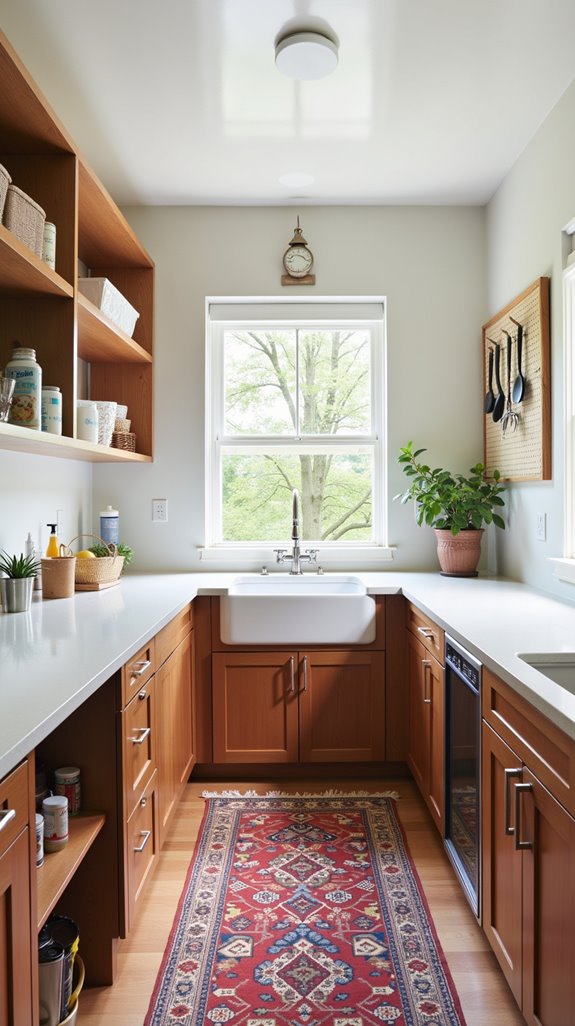 versatile utility room workspace