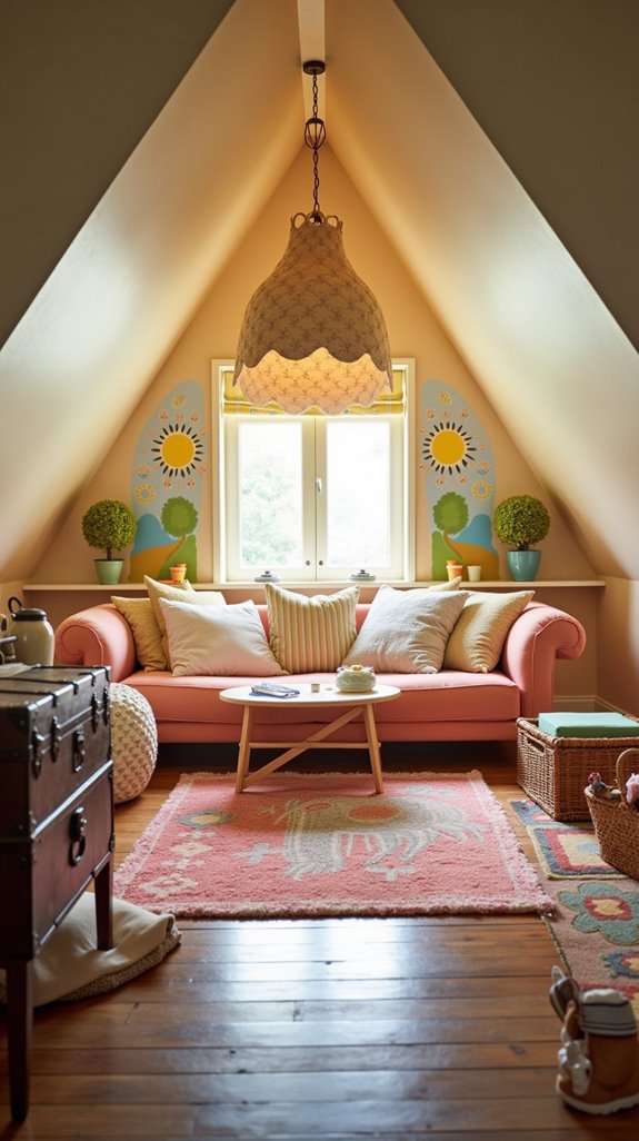 vibrant creative kids playroom