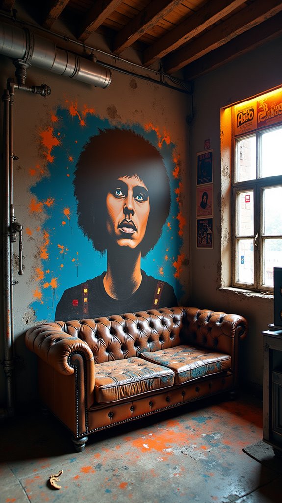 vibrant diy graffiti expression