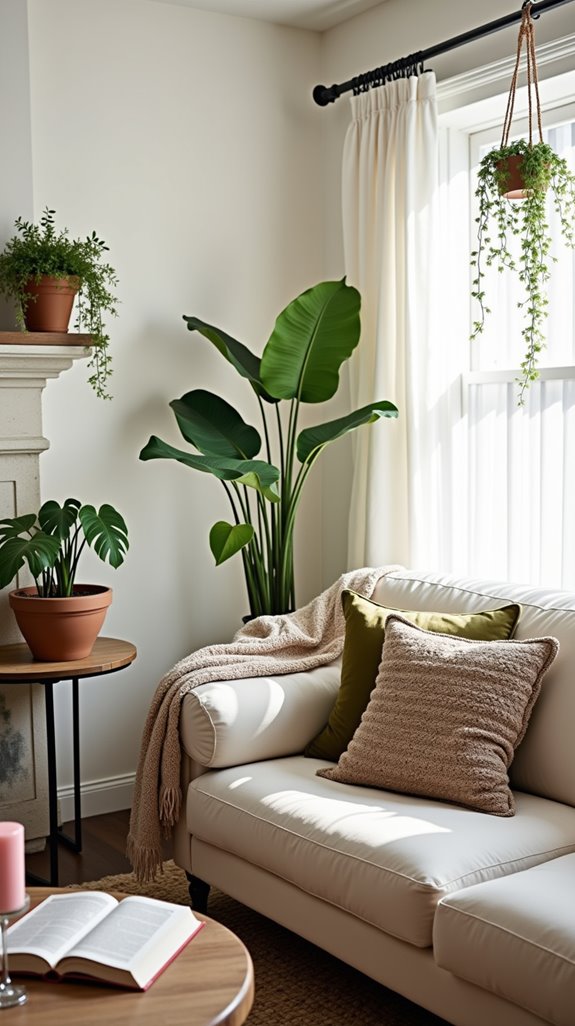 vibrant indoor plant aesthetics