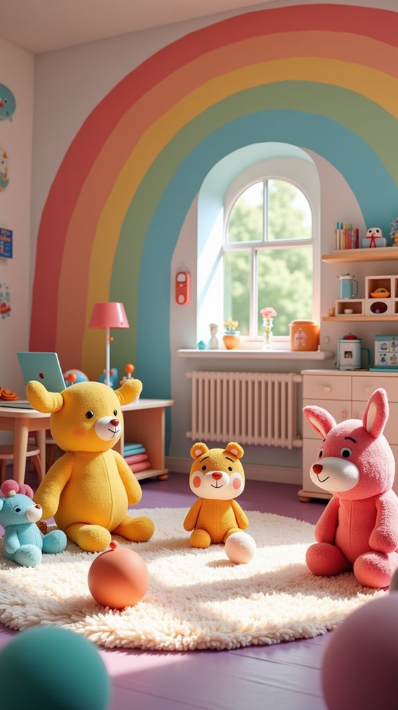 vibrant playful creative playroom