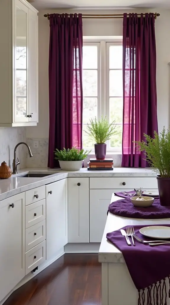 vibrant plum textile inspiration