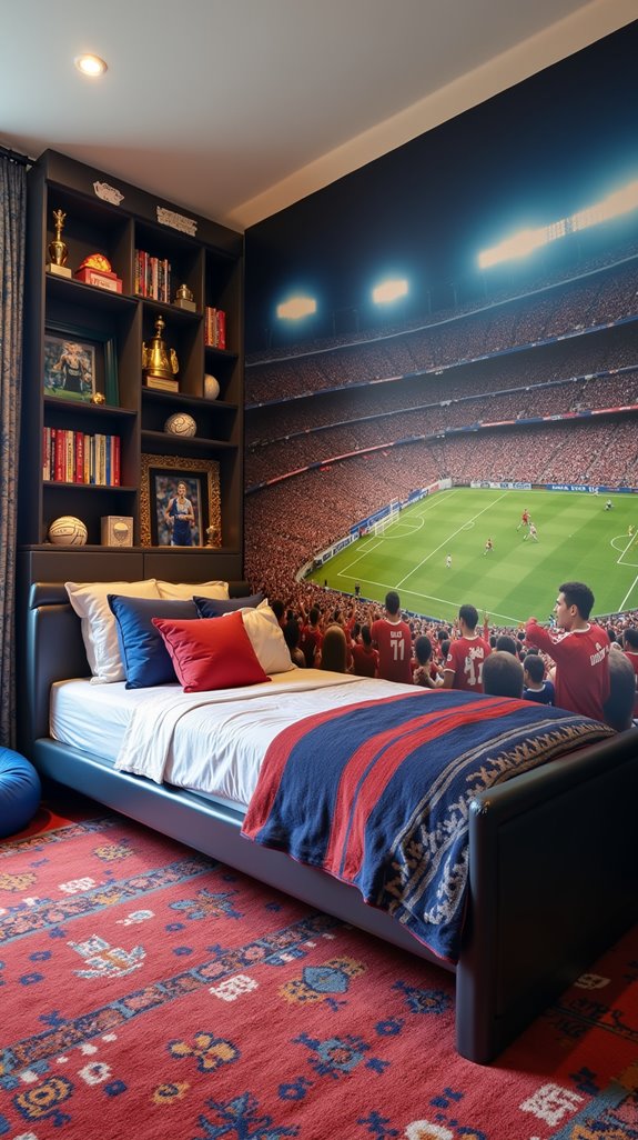 vibrant sports enthusiast sanctuary