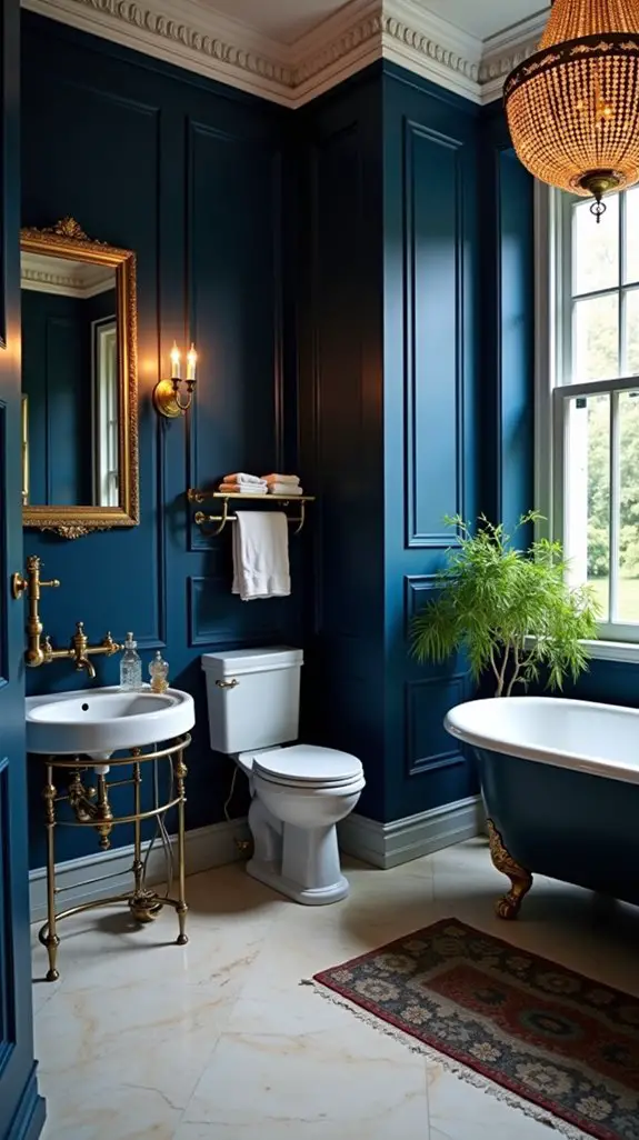 vintage elegance in blue