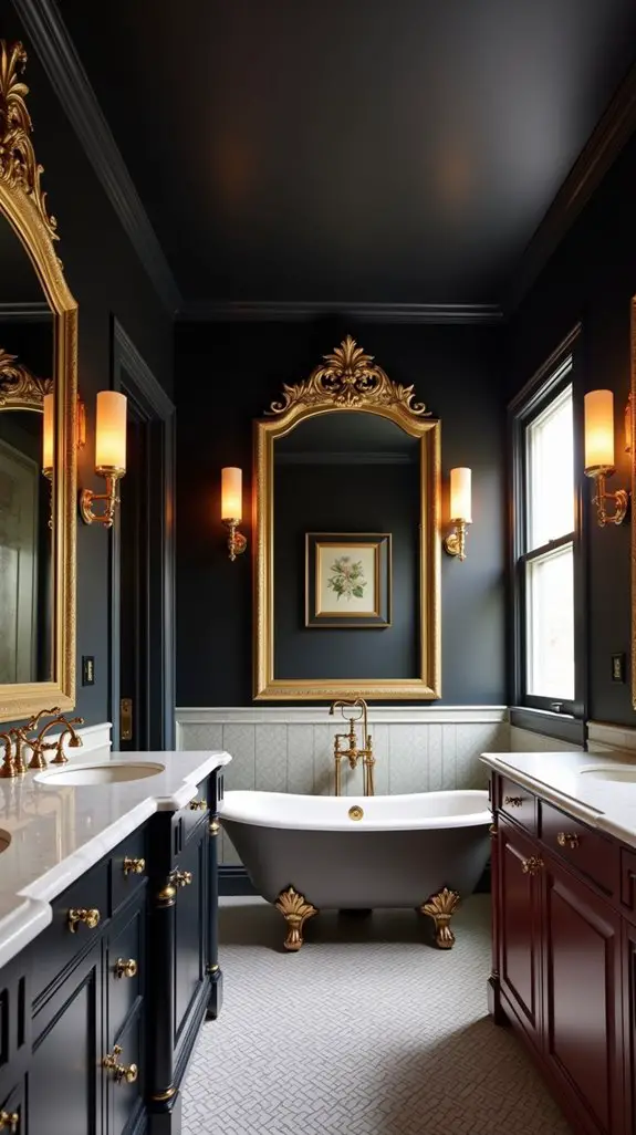 vintage luxury bathroom design